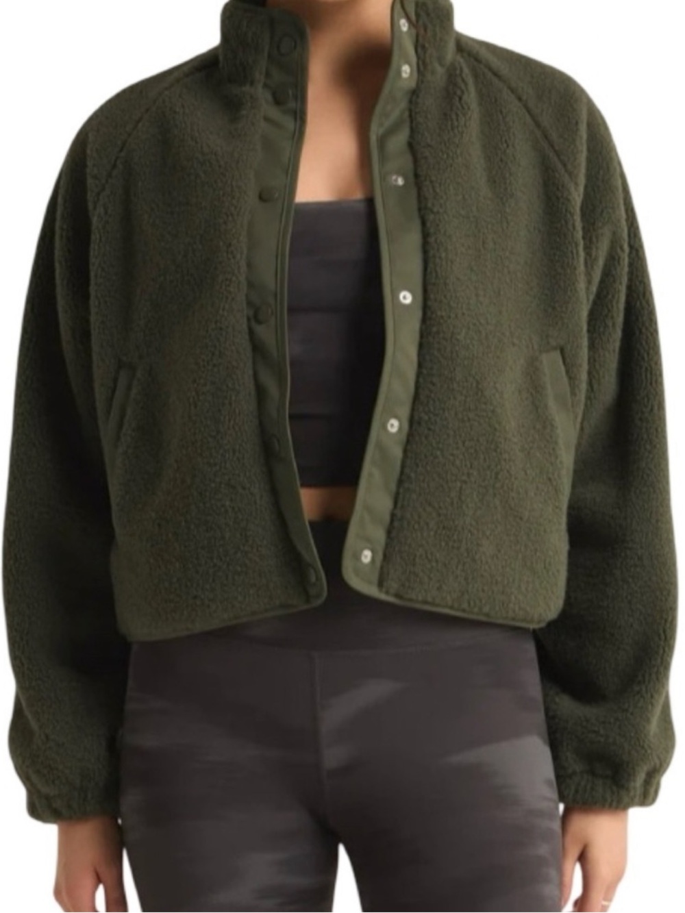 Z Supply High Altitude, Sherpa Jacket in wintergreen